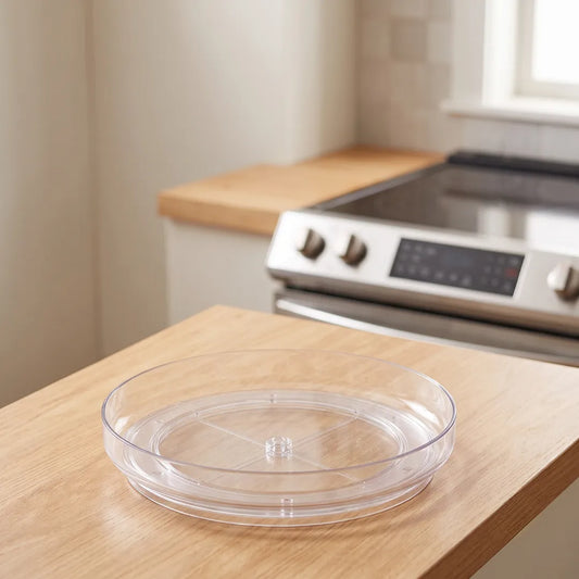 Rotating Lazy Susan Turntable Organiser for Kitchen & Pantry
