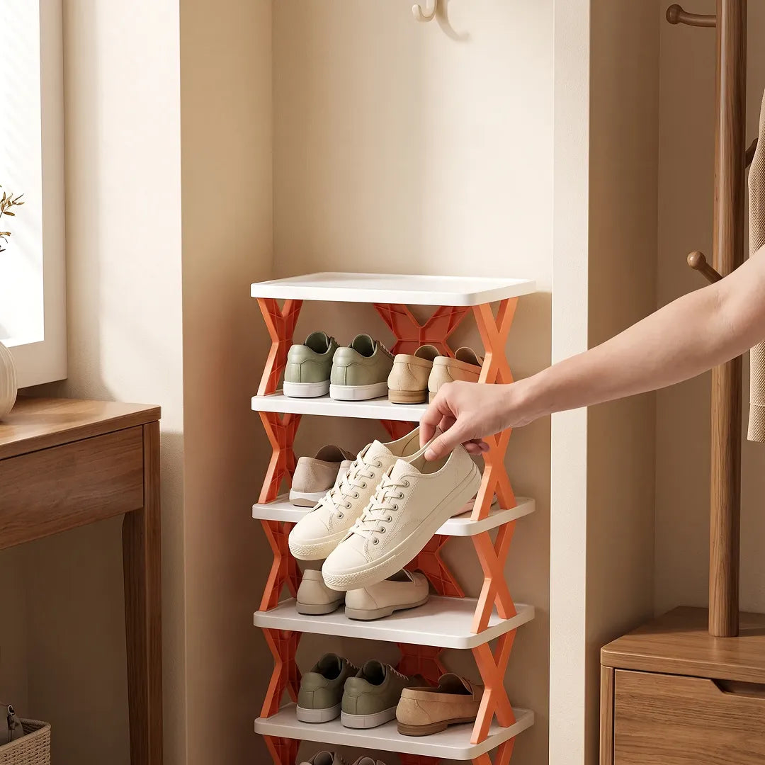 Multi-Tier Dustproof Shoe Storage Cabinet