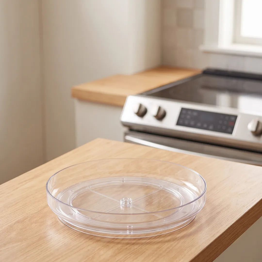 Rotating Lazy Susan Turntable Organiser for Kitchen & Pantry
