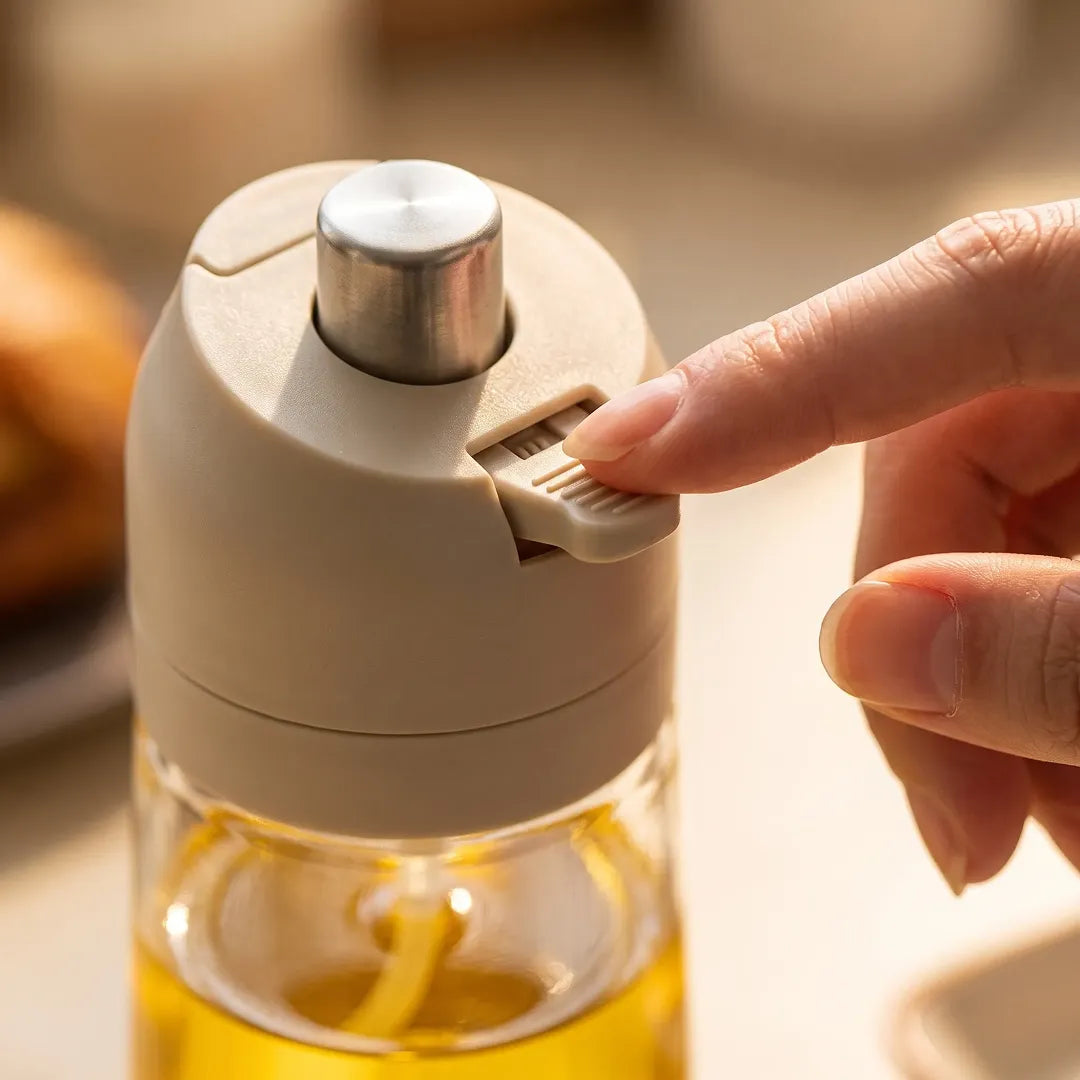 Multi-Purpose Glass Oil Spray Bottle for Kitchen & BBQ