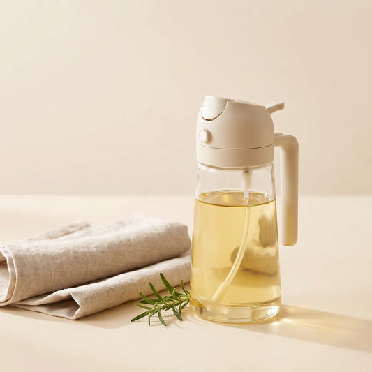 Multi-Purpose Glass Oil Spray Bottle for Kitchen & BBQ