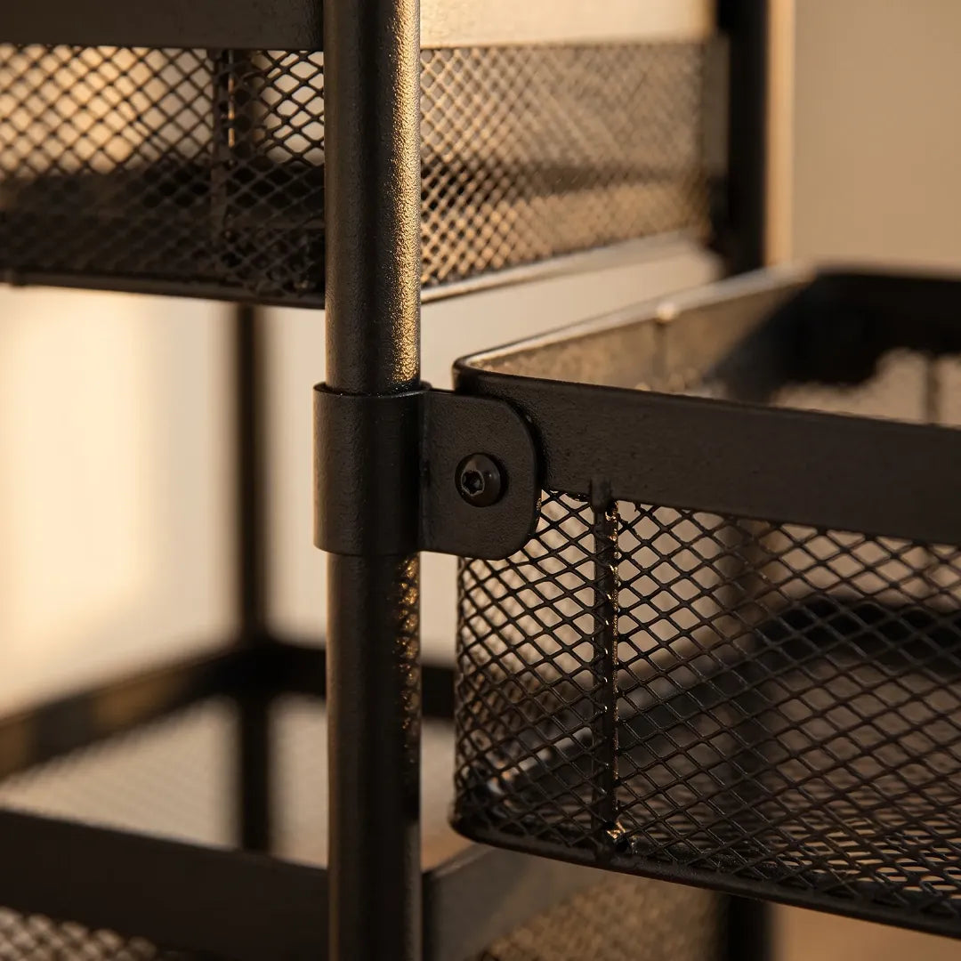 5-Tier Kitchen Storage Rack with Removable Baskets