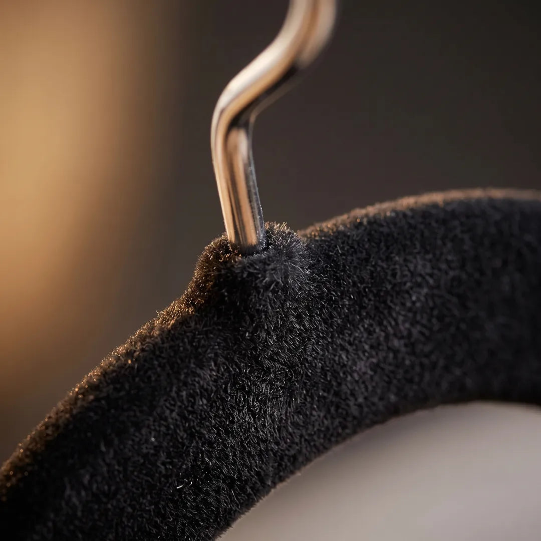 Velvet Clothes Hangers with 360° Rotating Hook 10 Pack
