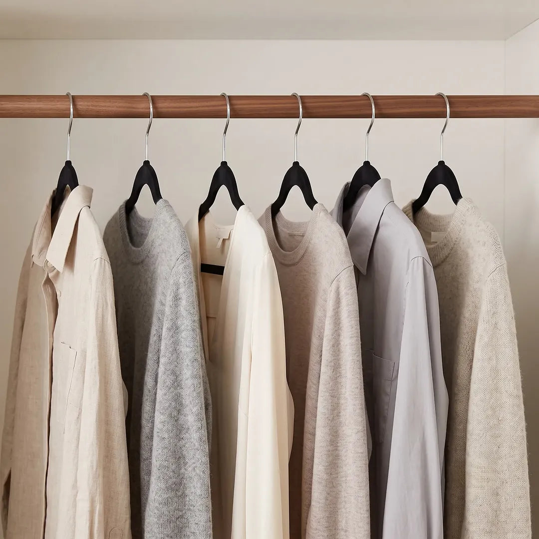 Velvet Clothes Hangers with 360° Rotating Hook 10 Pack