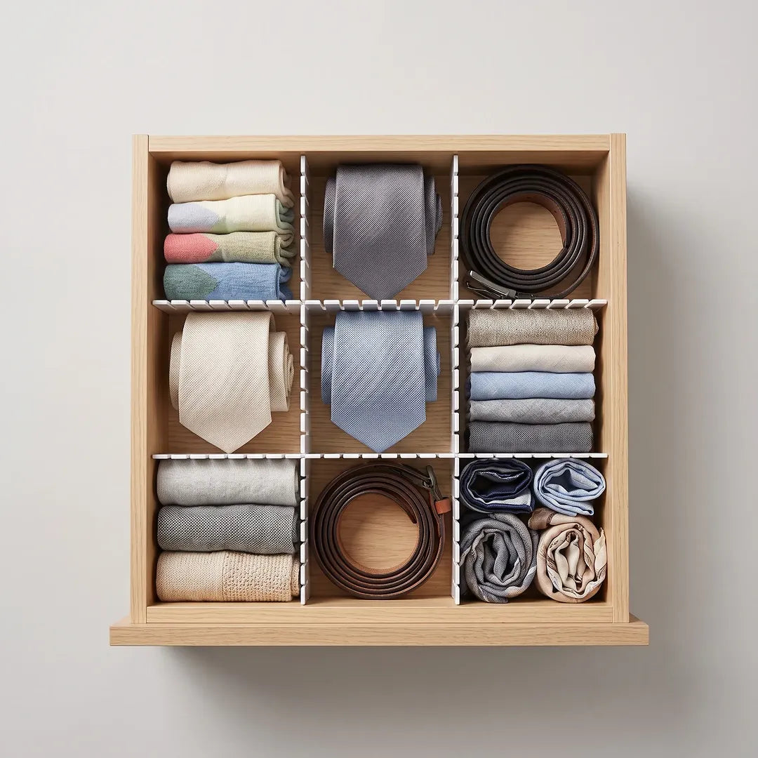 Multi-Purpose Adjustable Drawer Separator 12 Piece
